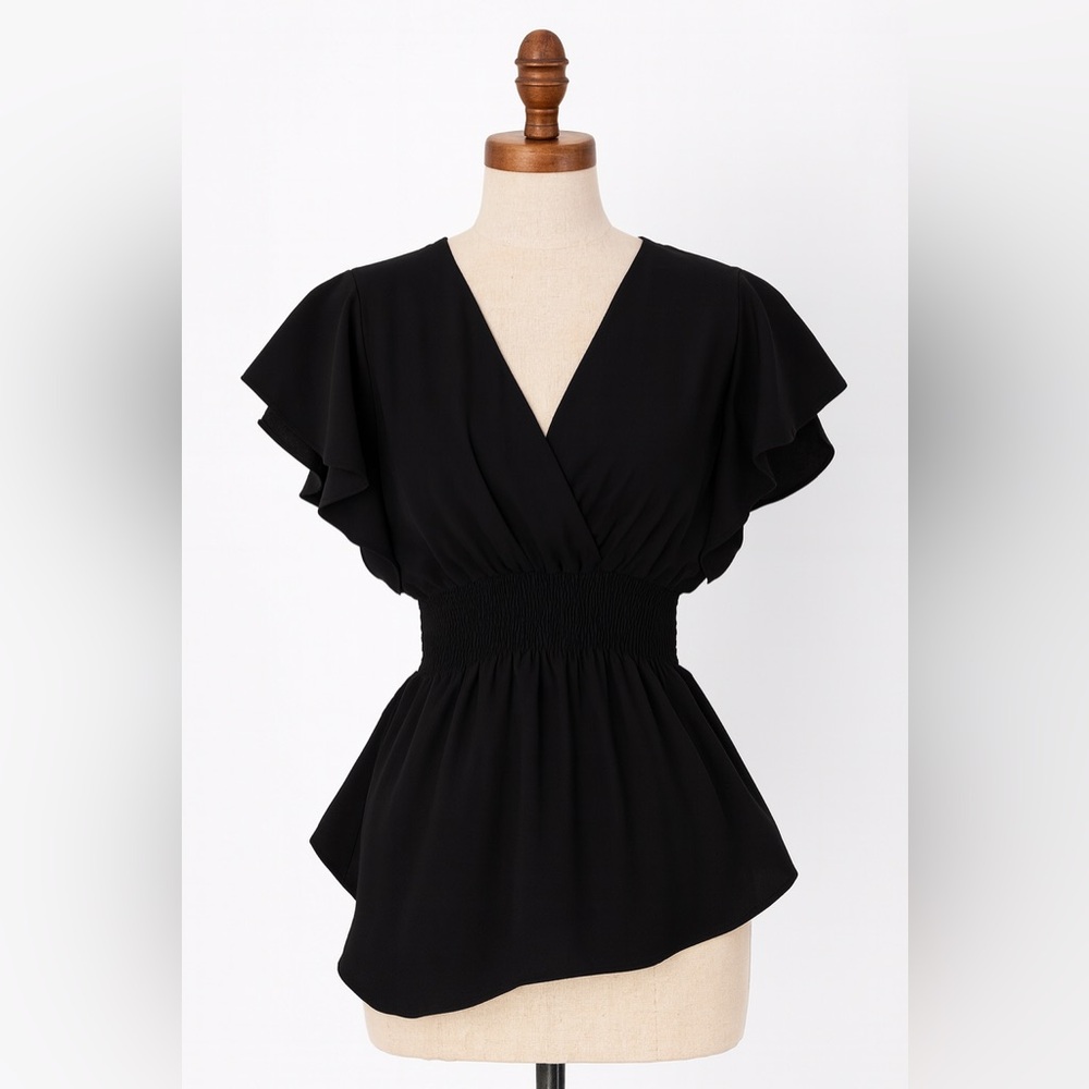 Jon & Anna Elegant Black Blouse